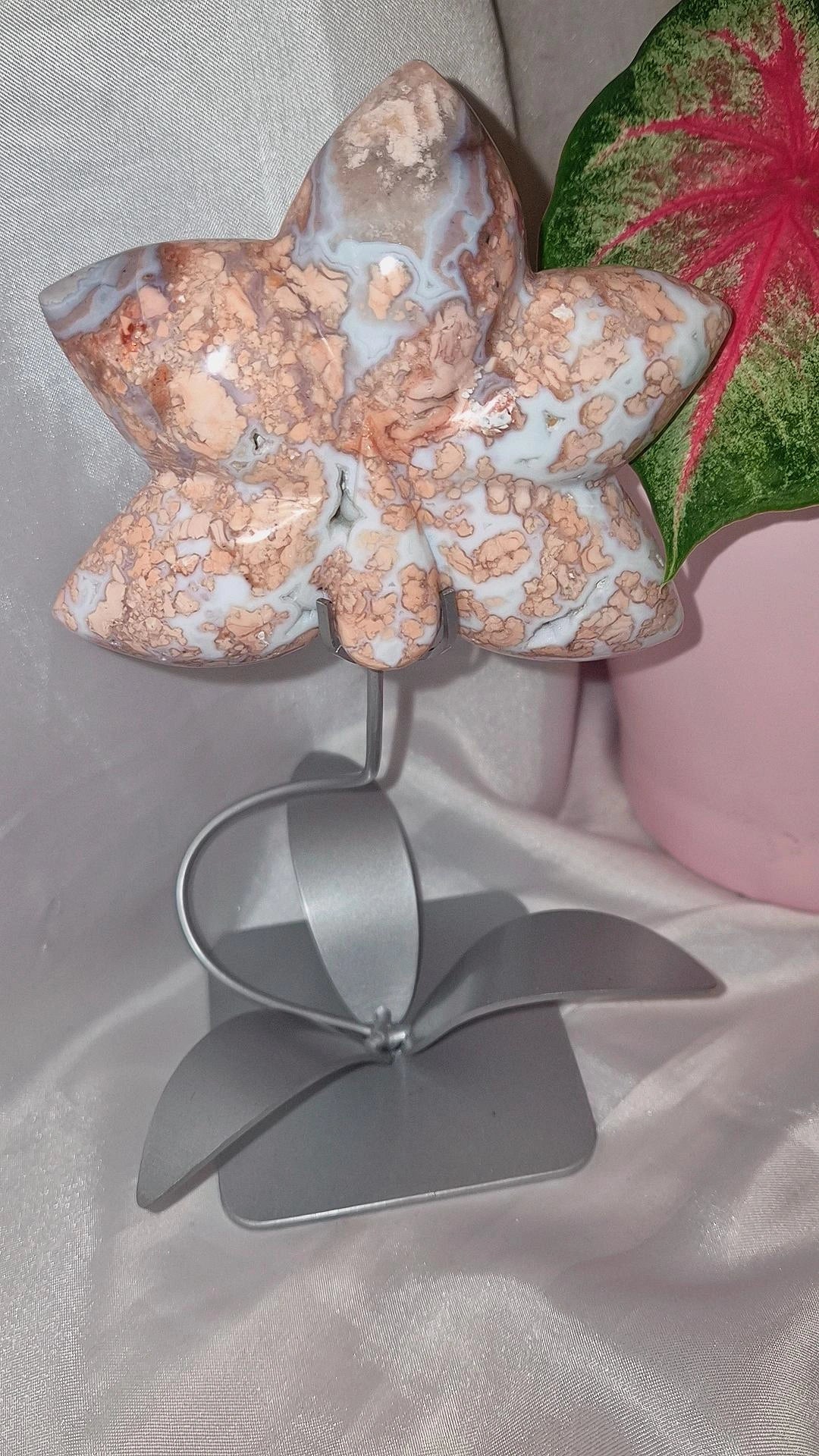 Pink Achat Orchidee