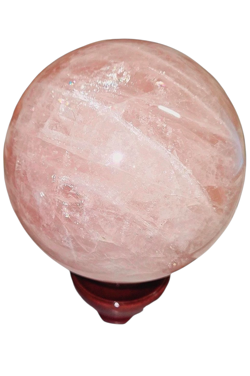Rosenquarz Kugel