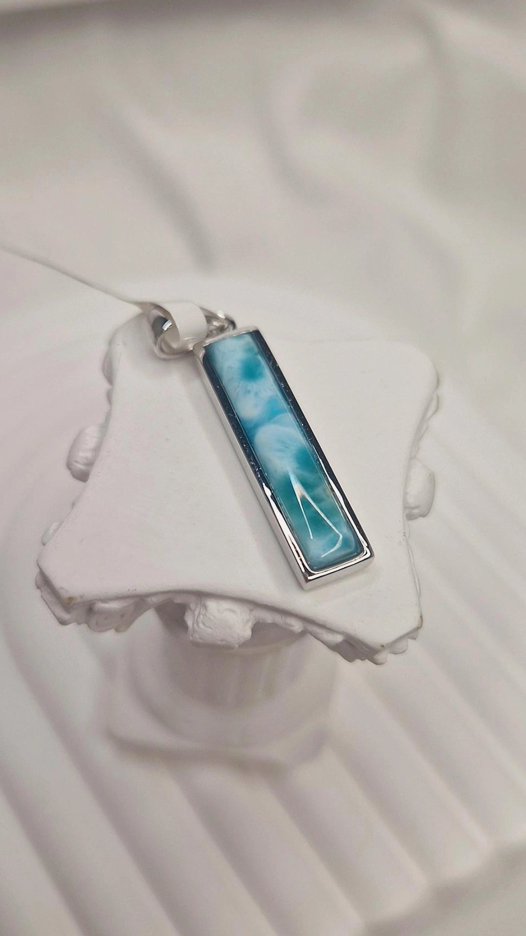 Larimar Stab Anhänger