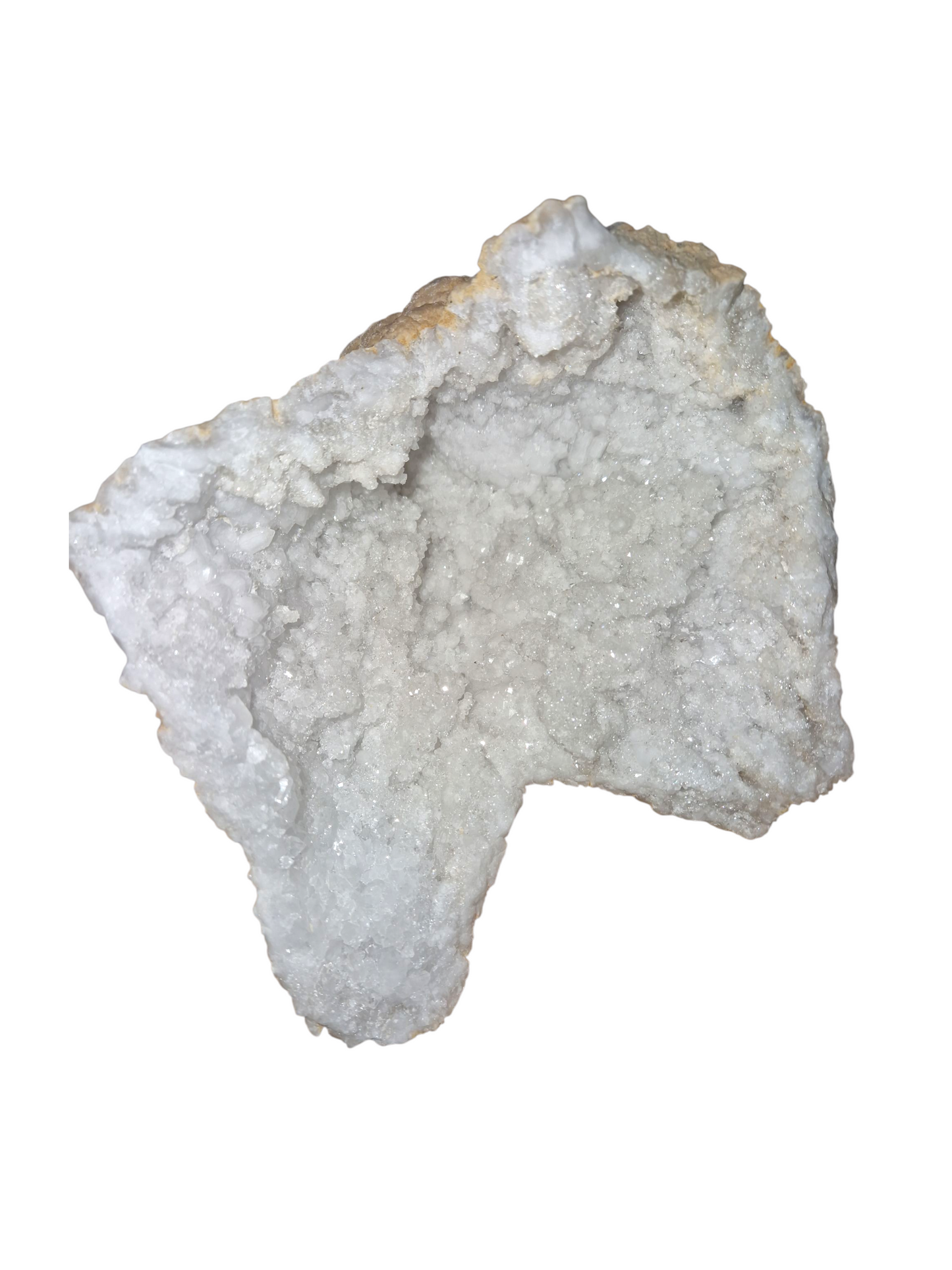 Bergkristall Geode Hälfte