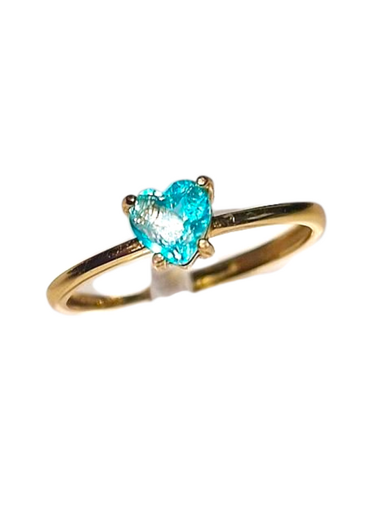Blauer Topas Ring