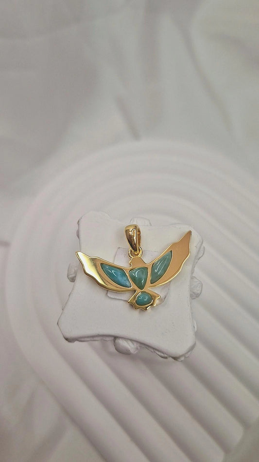 Larimar Adler Anhänger