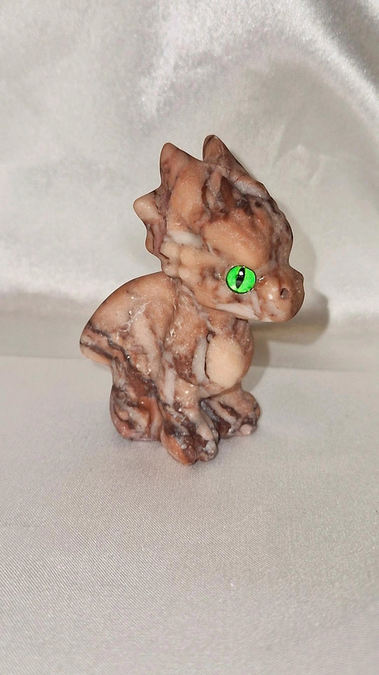 Drache Jaspis Jade mittel
