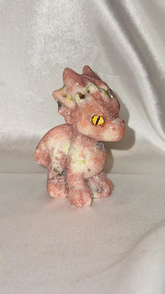 Drachen Pink Serpentine Jaspis mittel
