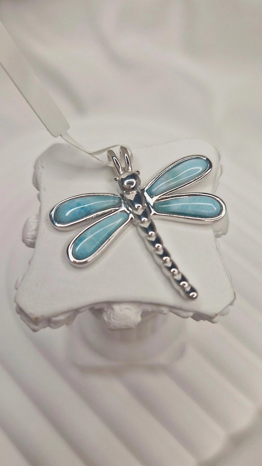 Larimar Libelle Anhänger