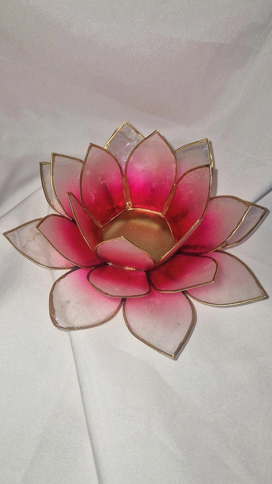 Teelicht Lotus Pink Ombre