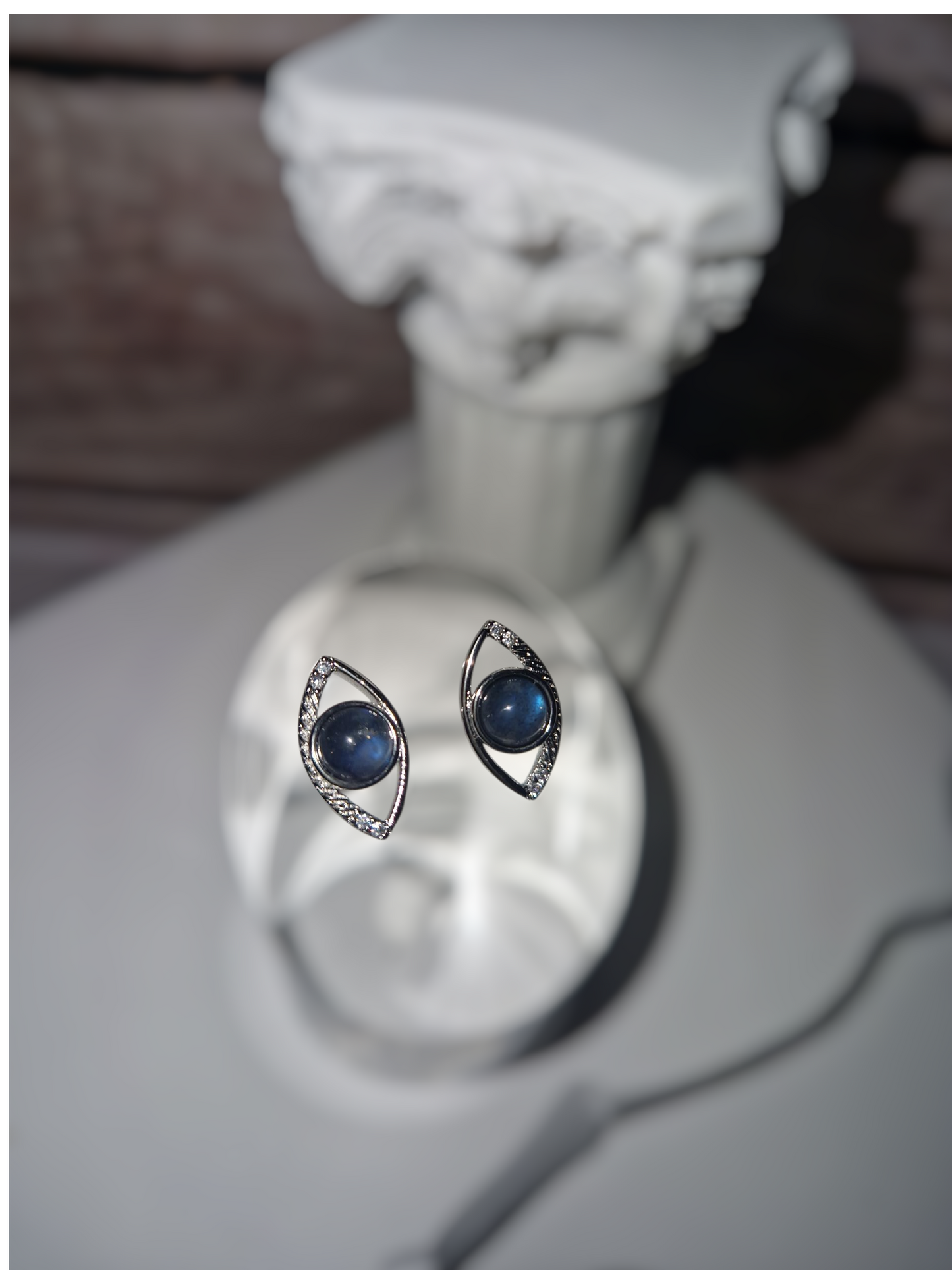 Labradorit Ohrstecker