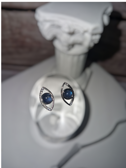 Labradorit Ohrstecker