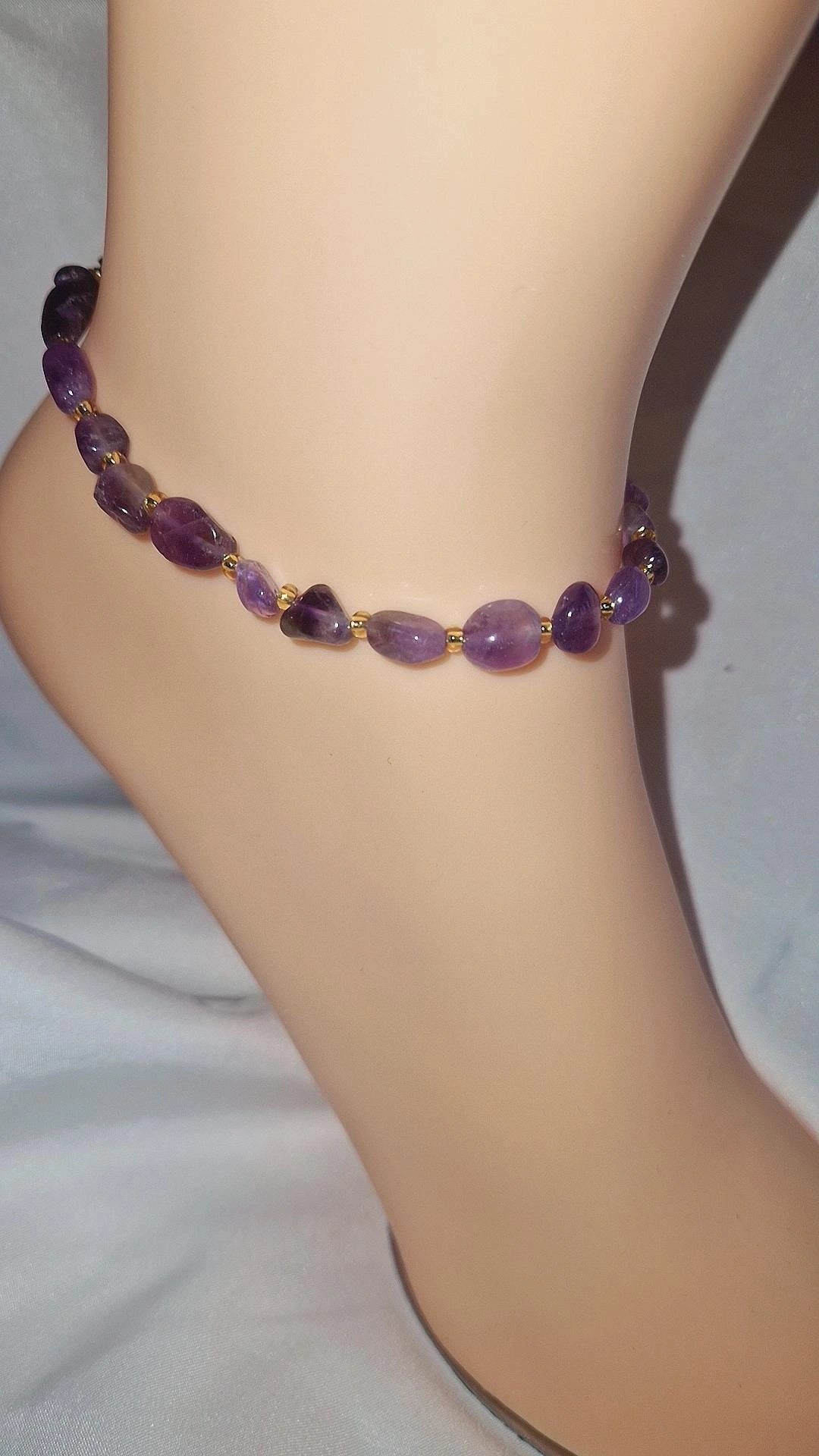 Fußkettchen Amethyst