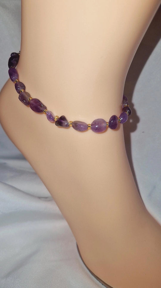 Fußkettchen Amethyst