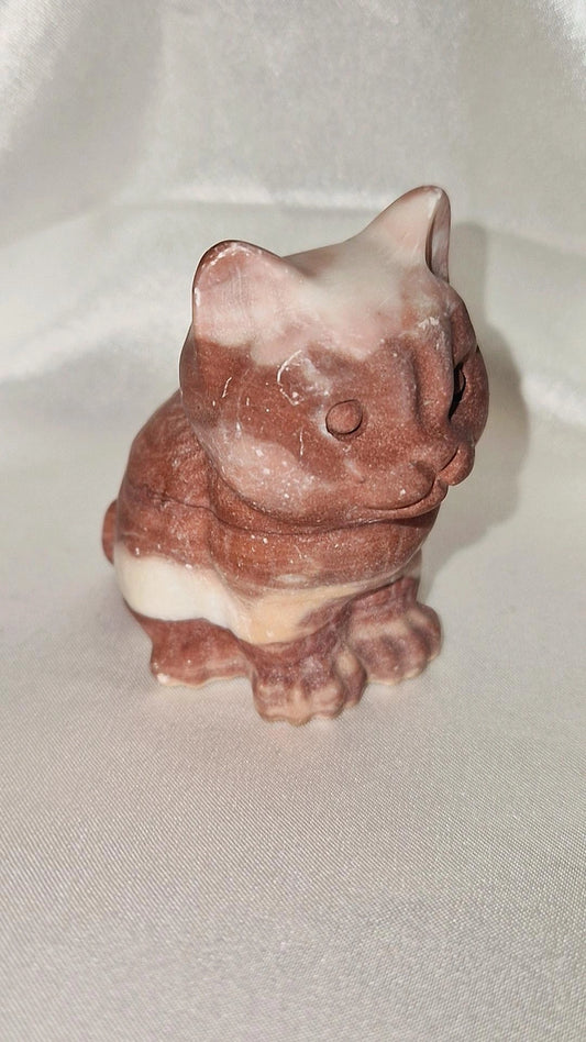 Katze Rot Jaspis Jade