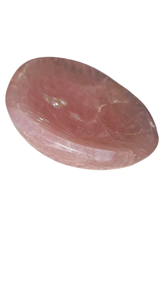 Rosenquarz Schale