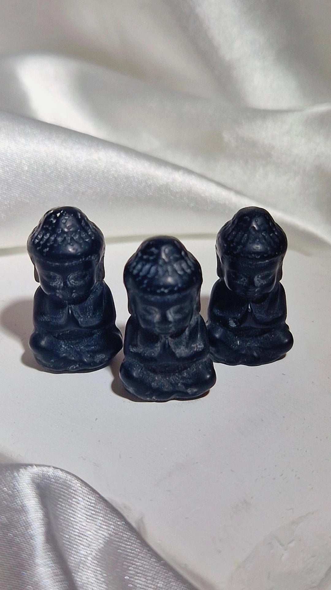 Mini Obsidian Buddha