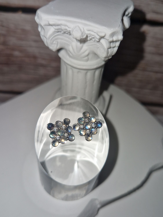 Labradorit Ohrstecker