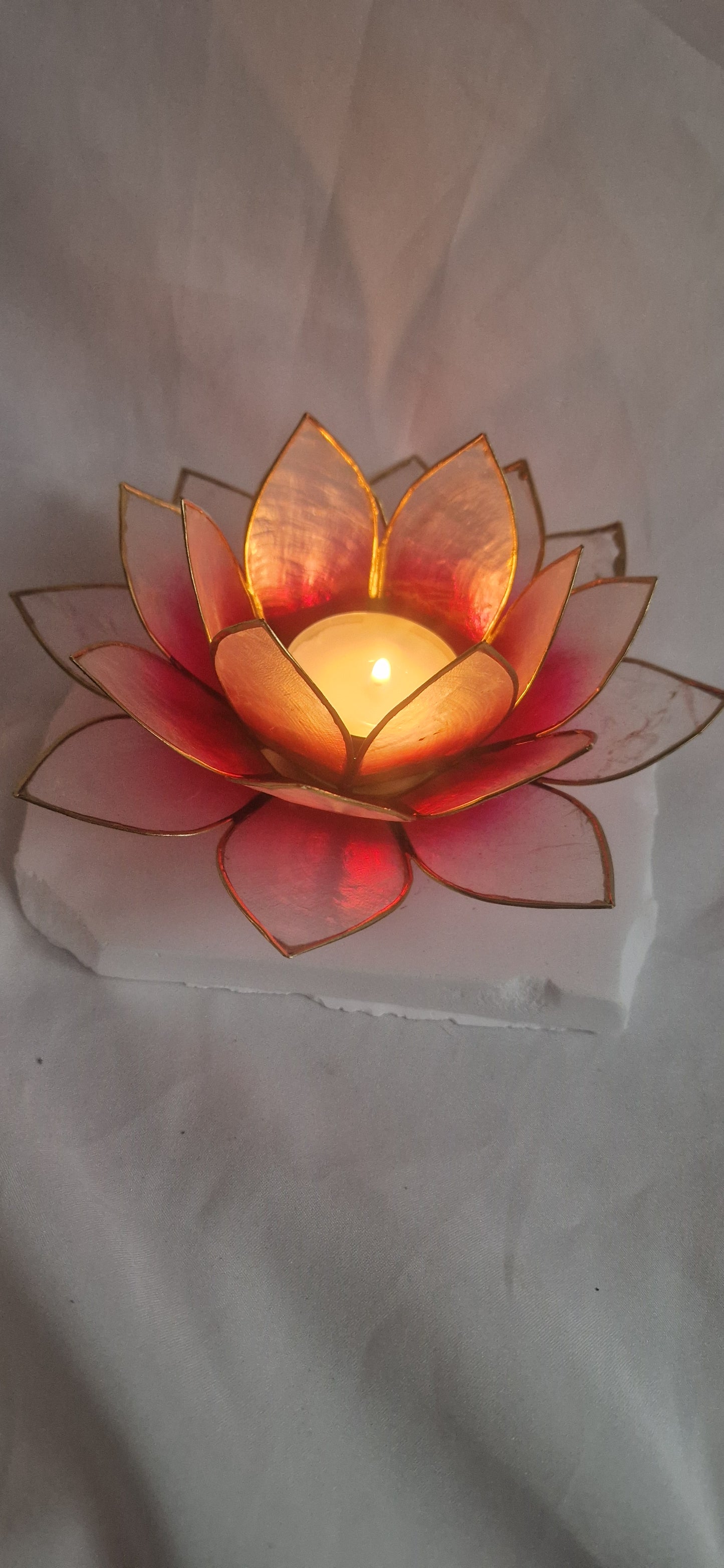 Teelicht Lotus Pink Ombre