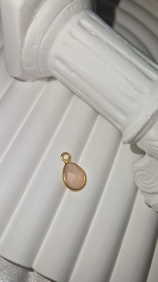 Anhänger Gold Rosenquarz