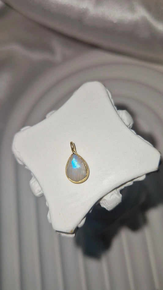 Anhänger Gold Mondstein