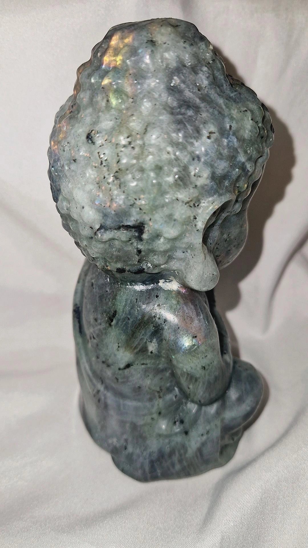 Labradorit Buddha