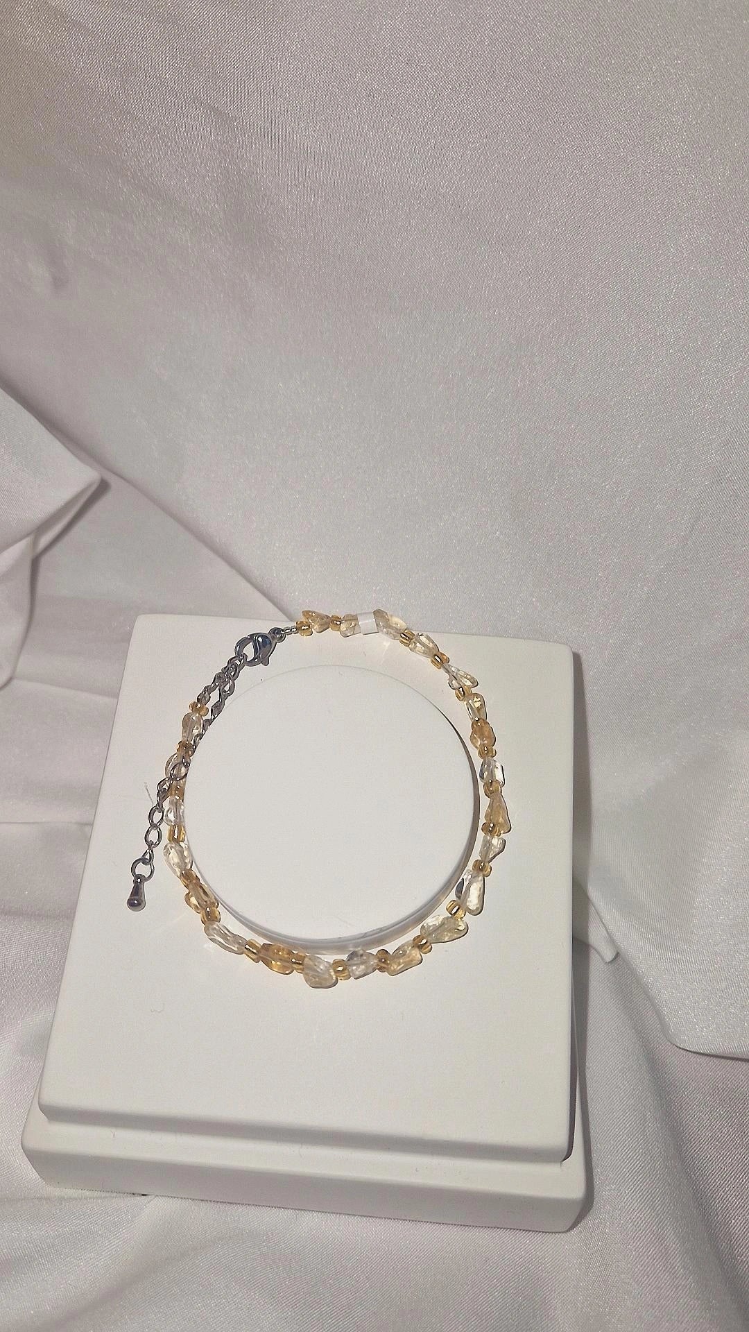 Armband Citrin