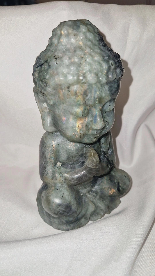 Labradorit Buddha