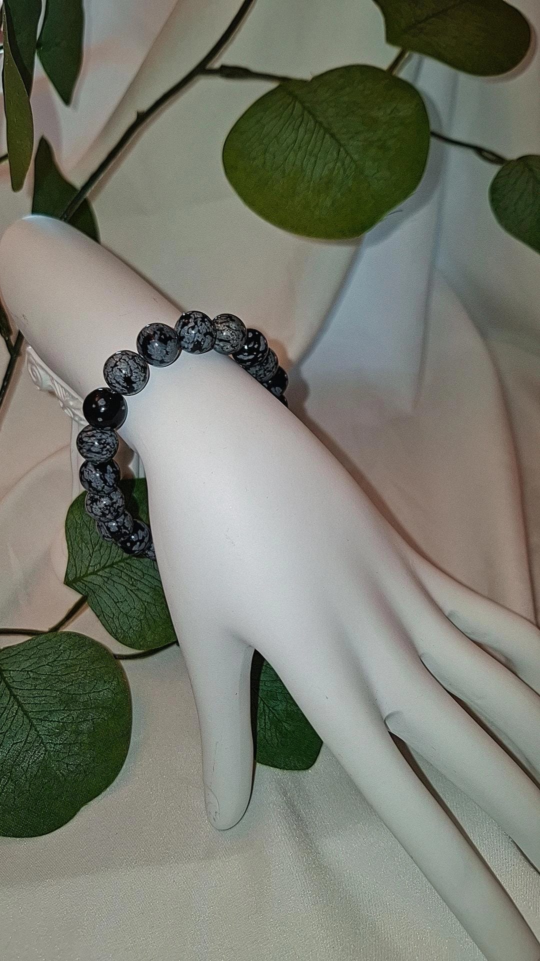 Schneeflockenobsidian