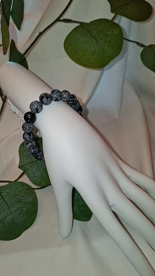 Schneeflockenobsidian