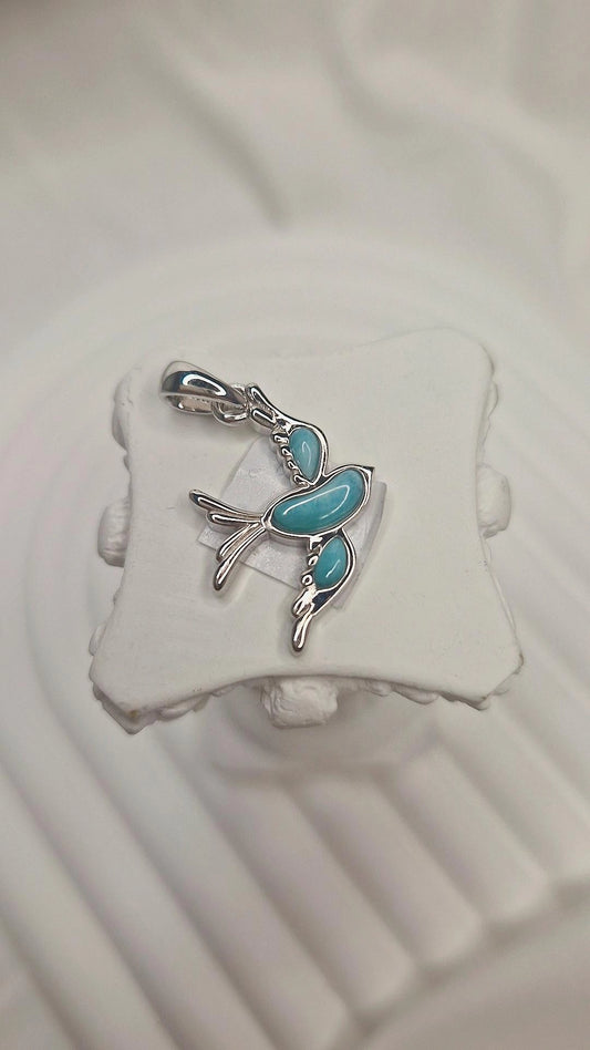Larimar Vogel Anhänger