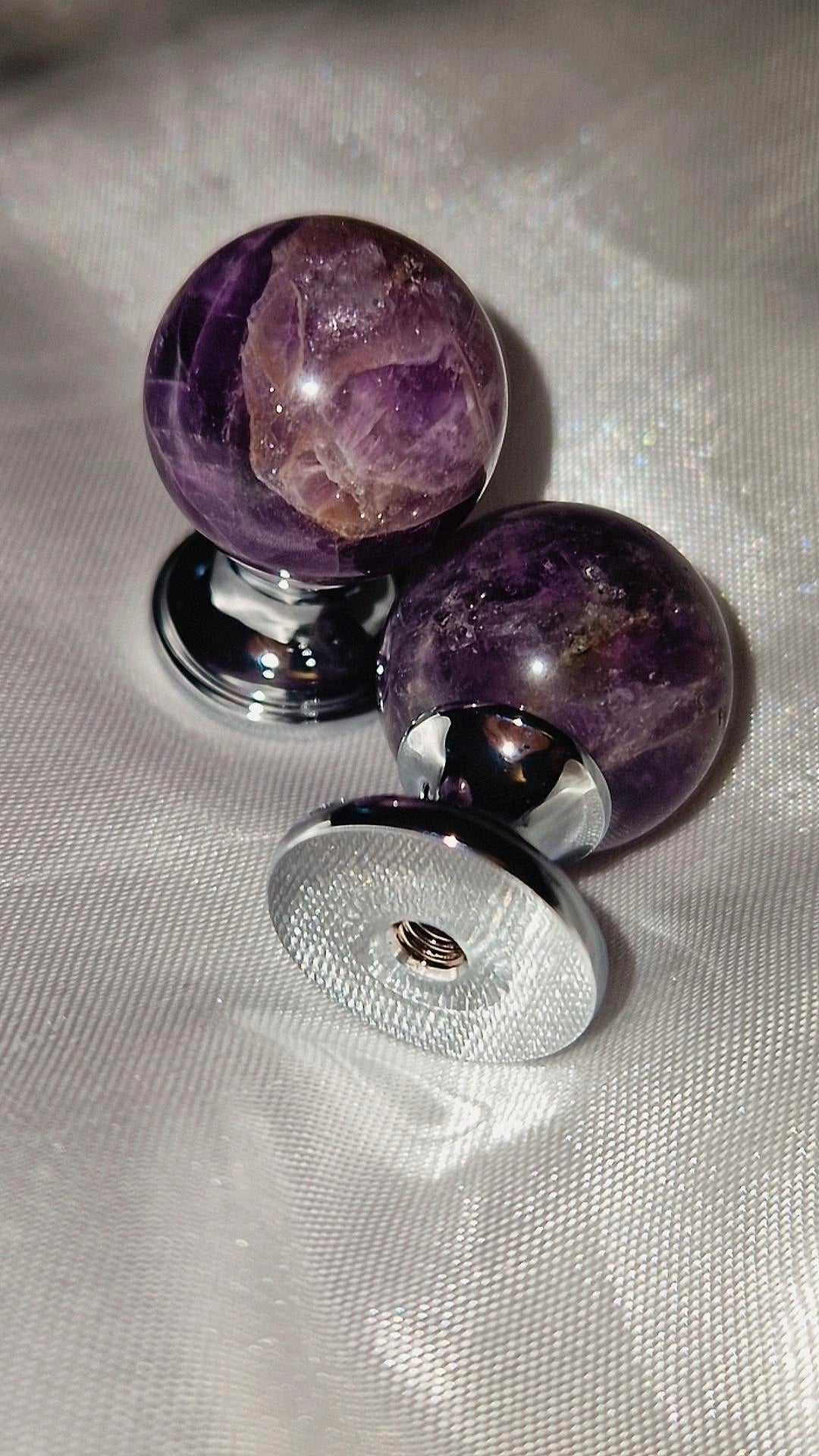 Amethyst Schrankgriffe
