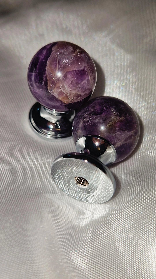 Amethyst Schrankgriffe