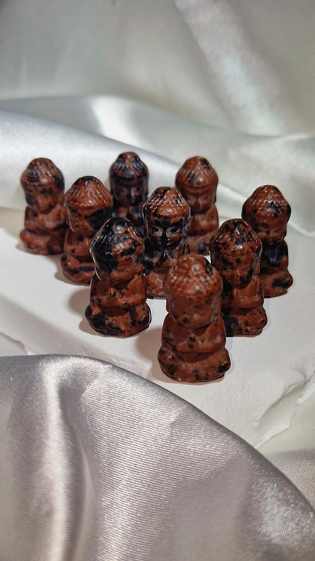 Mini Mahagoni Buddha