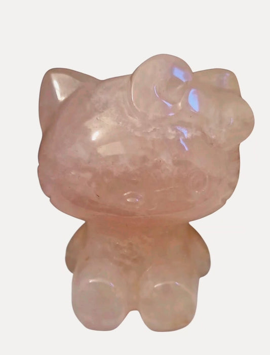 Rosenquarz Katze
