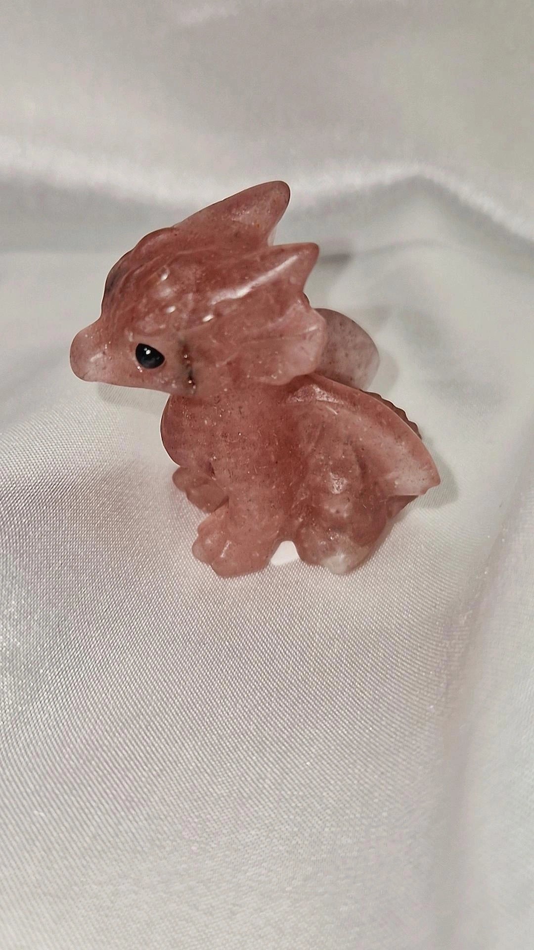 Drachen Erdbeerquarz klein