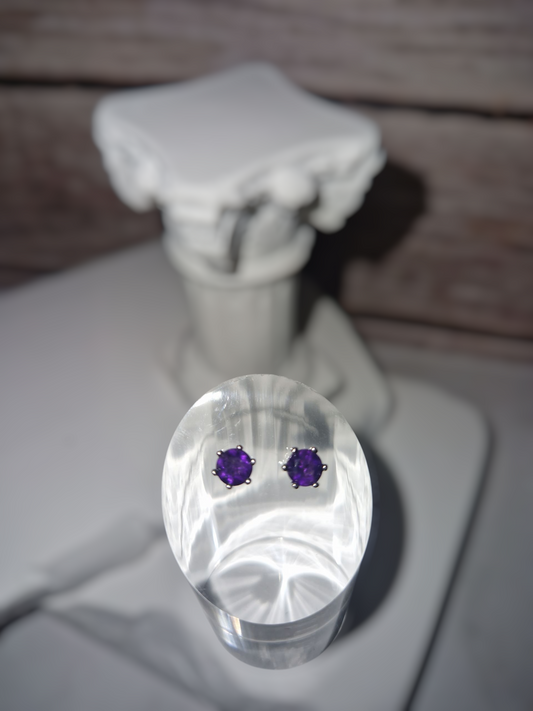Amethyst Ohrstecker