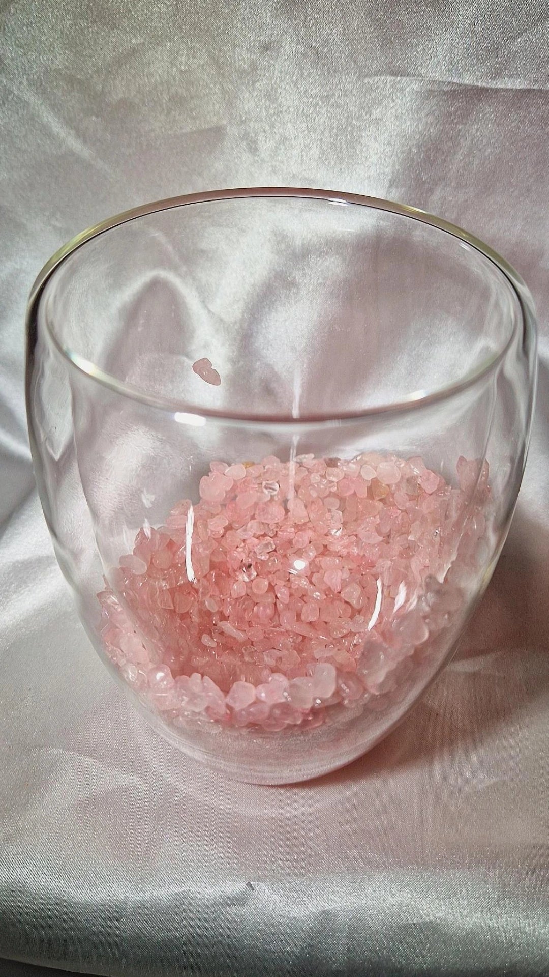 Crystal Flow Cup Rosenquarz
