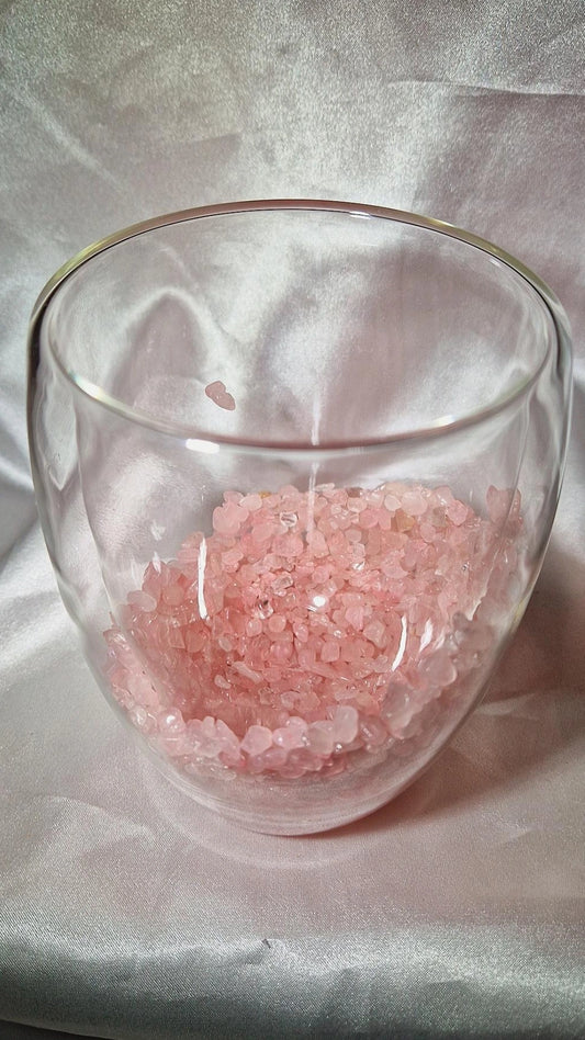 Crystal Flow Cup Rosenquarz
