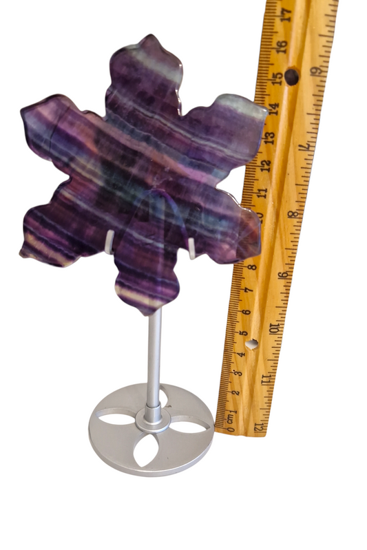 Fluorit Schneeflocke (F28)