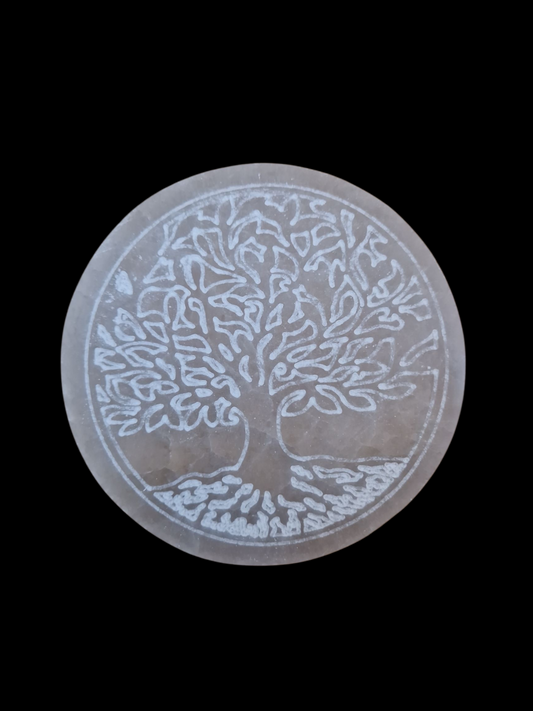 Selenitplatte Lebensbaum