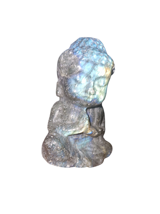 Labradorit Buddha