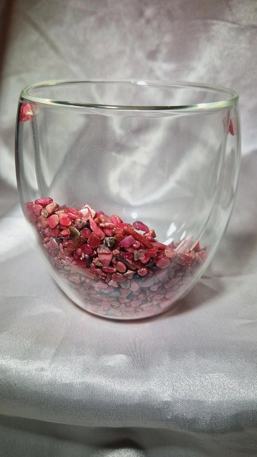 Crystal Flow Cup Rhodonit