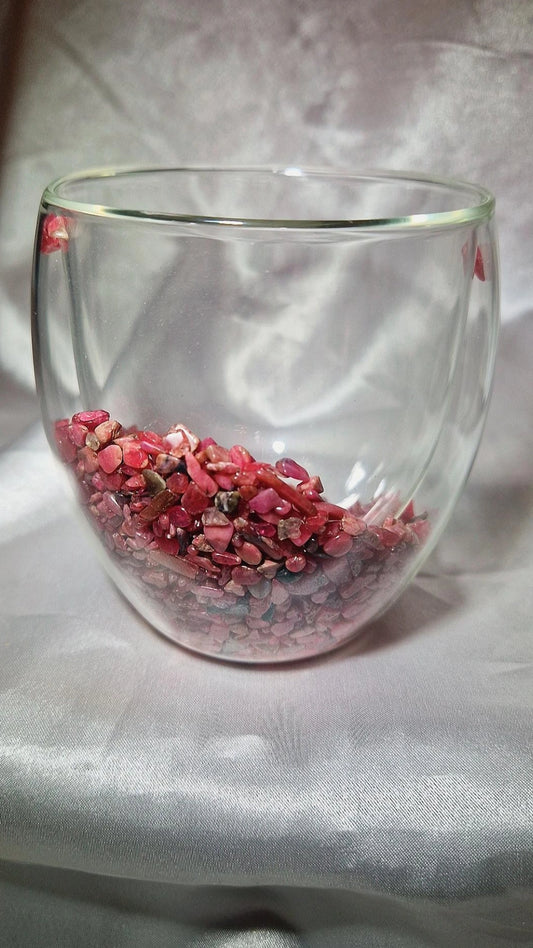 Crystal Flow Cup Rhodonit