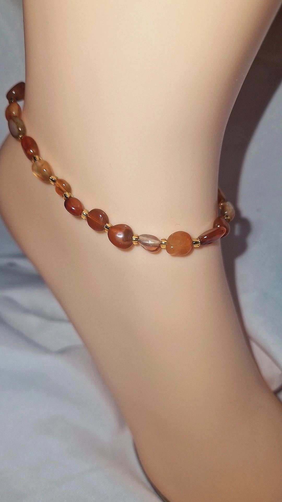 Fußkettchen Carneol