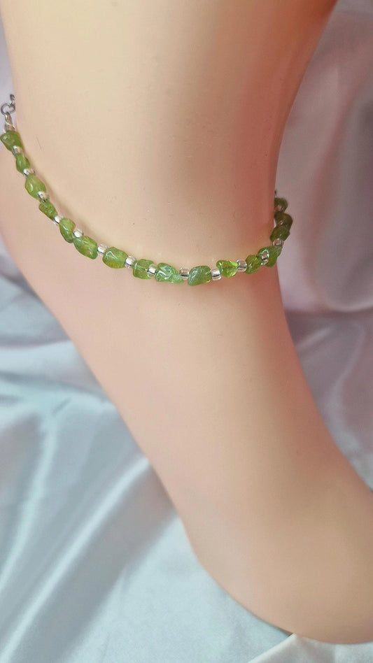 Fußkettchen Peridot