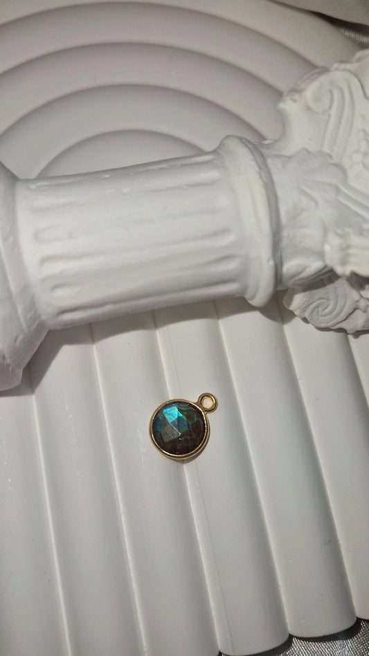 Anhänger Gold Labradorit