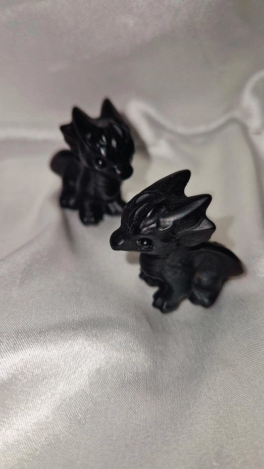 Drachen Obsidian klein