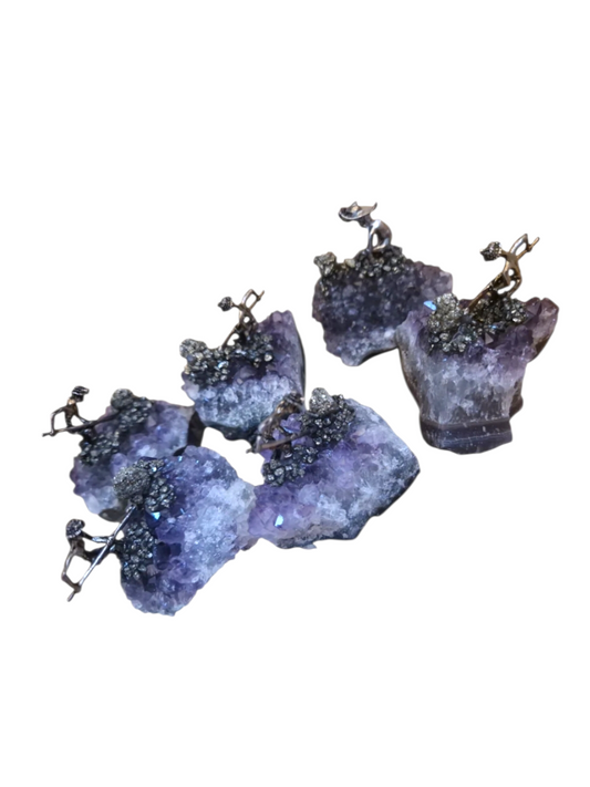 Amethyst Minenarbeiter