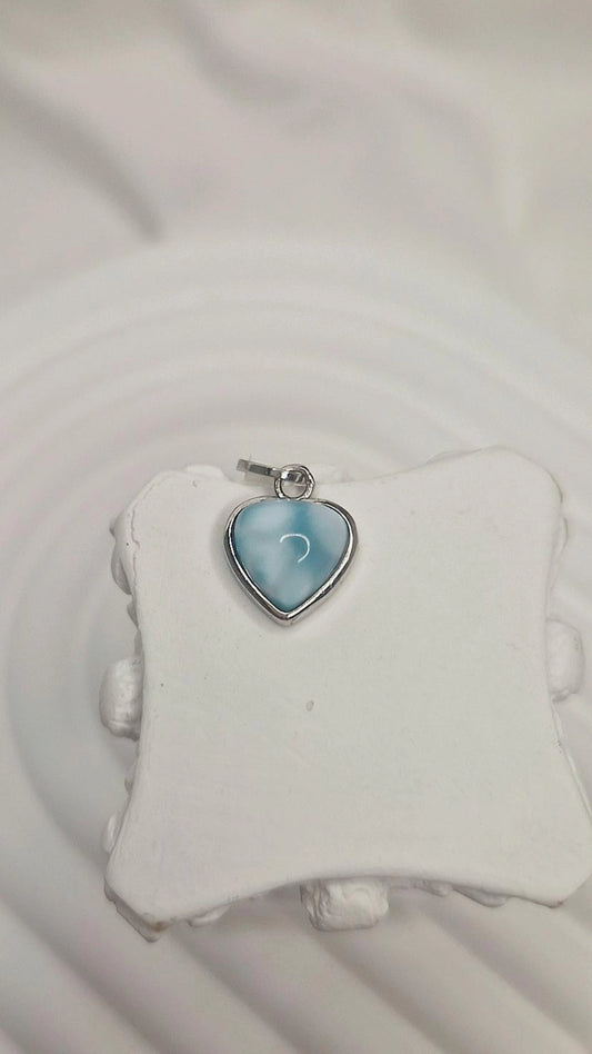 Larimar Herz Anhänger