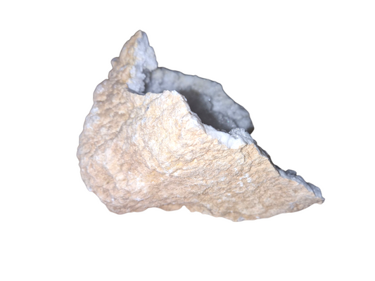 Bergkristall Geode Hälfte